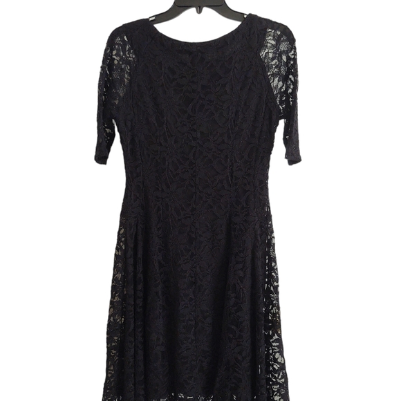 EUC Rabbit Rabbit Rabbit Black Lace Dress Size 10 - Picture 3 of 7